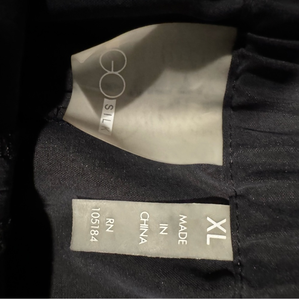 GO by GoSilk 100% Silk Pant With Pockets Size XL - Picture 4 of 9